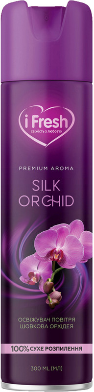 Освіжувач повітря IFRESH Шовкова орхідея 300 мл (4820268100054)